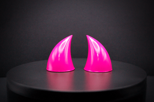 Hot Pink Imp Horns - Gloss - Haus of Brimstone - 