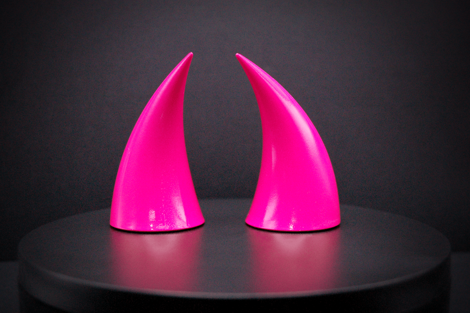 Hot Pink Incubus Horns - Gloss - Haus of Brimstone - 