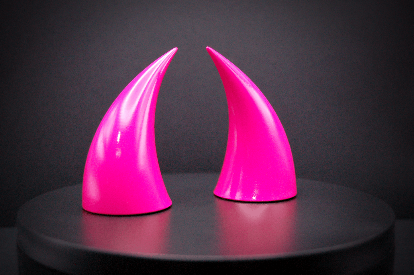 Hot Pink Incubus Horns - Gloss - Haus of Brimstone - 