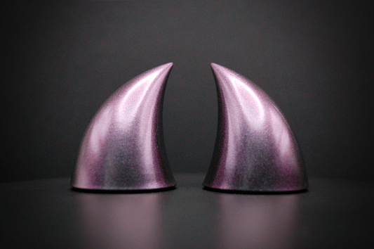 Mystic Violet Imp Horns - Metallic - Haus of Brimstone - 