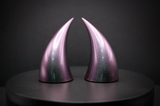 Mystic Violet Incubus Horns - Metallic - Haus of Brimstone - 