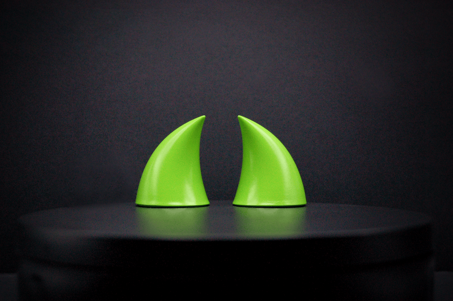 Poison Green Imp Horns - Gloss - Haus of Brimstone - 