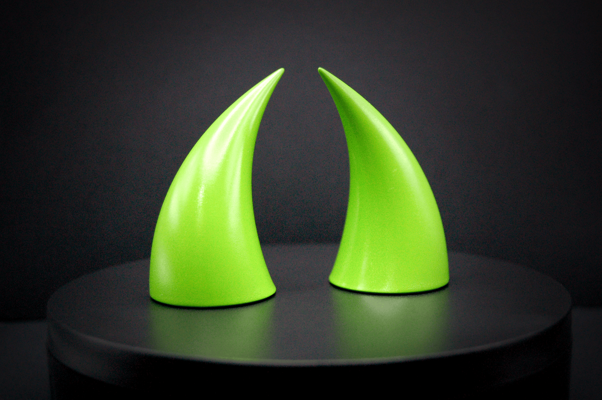 Poison Green Incubus Horns - Gloss - Haus of Brimstone - 